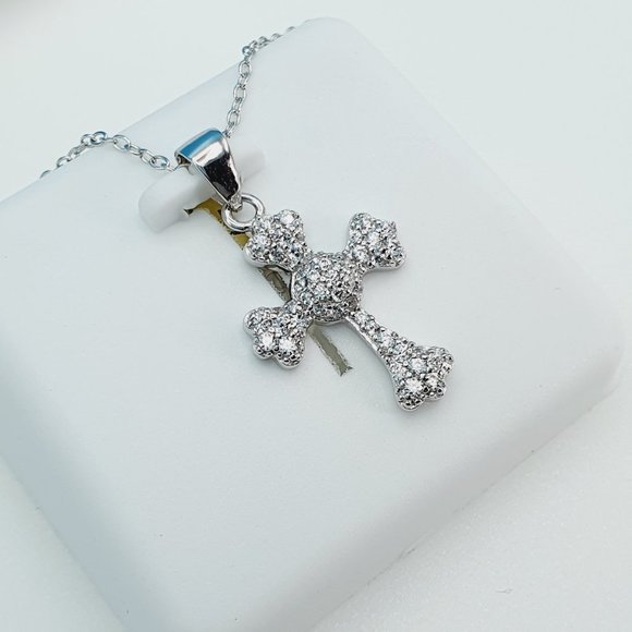 "925 Sterling Silver Cubic Zirconia Necklace, U19254727 - Picture 6 of 10